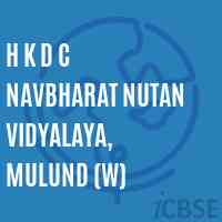 H K D C Navbharat Nutan Vidyalaya, Mulund (W) Secondary School Logo