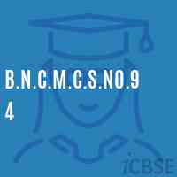 B.N.C.M.C.S.No.94 Middle School Logo