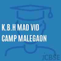 K.B.H Mad Vid Camp Malegaon High School Logo