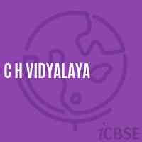 C H Vidyalaya Senior Secondary School Logo