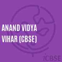 Anand Vidya Vihar (Cbse) Senior Secondary School Logo