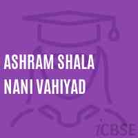 Ashram Shala Nani Vahiyad Middle School Logo
