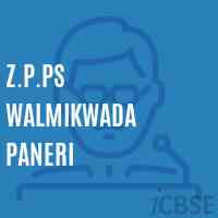 Z.P.Ps Walmikwada Paneri Primary School Logo