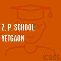 Z. P. School Yetgaon Logo