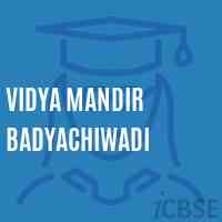 Vidya Mandir Badyachiwadi Middle School Logo