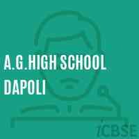 A.G.High School Dapoli Logo
