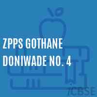 Zpps Gothane Doniwade No. 4 Primary School Logo