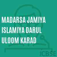Madarsa Jamiya Islamiya Darul Uloom Karad Middle School Logo