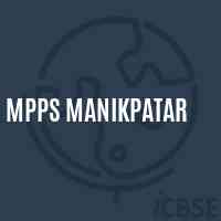 Mpps Manikpatar Primary School Logo