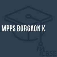 Mpps Borgaon K Primary School Logo