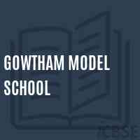 Gowtham Model School Logo