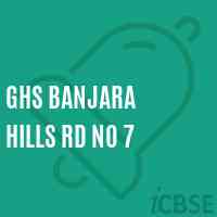 Ghs Banjara Hills Rd No 7 Secondary School Logo