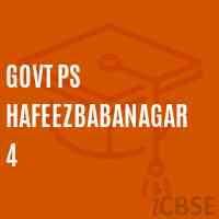 Govt Ps Hafeezbabanagar 4 Primary School Logo