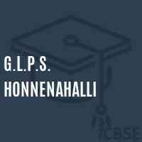 G.L.P.S. Honnenahalli Primary School Logo