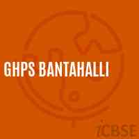 Ghps Bantahalli Middle School Logo