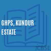 Ghps, Kundur Estate Middle School Logo