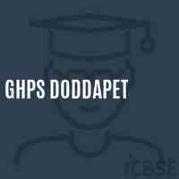 Ghps Doddapet Middle School Logo