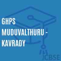 Ghps Muduvalthuru - Kavrady Middle School Logo