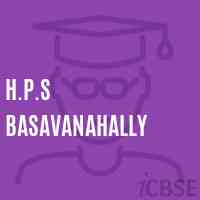 H.P.S Basavanahally Middle School Logo