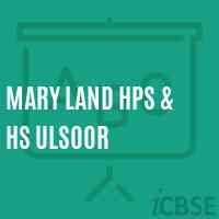 Mary Land Hps & Hs Ulsoor Secondary School Logo