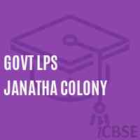 Govt Lps Janatha Colony Primary School Logo