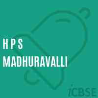 H P S Madhuravalli Middle School Logo