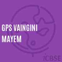 Gps Vaingini Mayem Primary School Logo