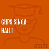 Ghps Singa Halli Primary School Logo