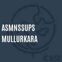 Asmnssups Mullurkara Upper Primary School Logo