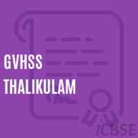 Gvhss Thalikulam High School Logo