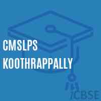 Cmslps Koothrappally Primary School Logo