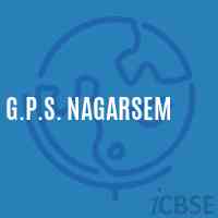 G.P.S. Nagarsem Primary School Logo
