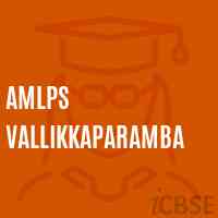 Amlps Vallikkaparamba Primary School Logo