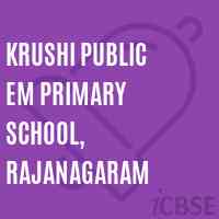 Krushi Public Em Primary School, Rajanagaram Logo