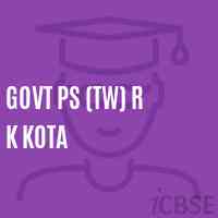 Govt Ps (Tw) R K Kota Primary School Logo