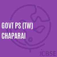 Govt Ps (Tw) Chaparai Primary School Logo