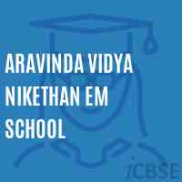 Aravinda Vidya Nikethan Em School Logo