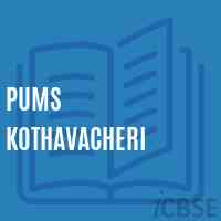 Pums Kothavacheri Middle School Logo