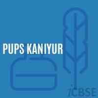 Pups Kaniyur Primary School Logo