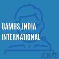 Uamhs,India International Secondary School Logo