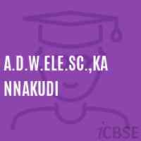 A.D.W.Ele.Sc.,Kannakudi Primary School Logo