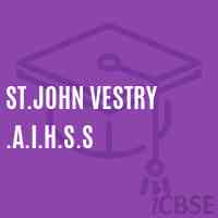 St.John Vestry .A.I.H.S.S Senior Secondary School Logo