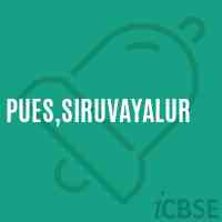 Pues,Siruvayalur Primary School Logo
