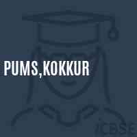 Pums,Kokkur Middle School Logo