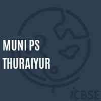 Muni Ps Thuraiyur Primary School Logo