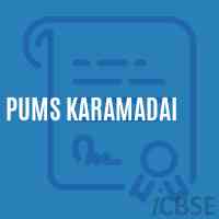 Pums Karamadai Middle School Logo