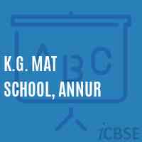 K.G. Mat School, Annur Logo