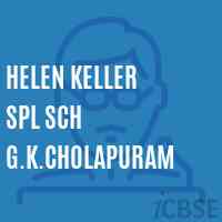 Helen Keller Spl Sch G.K.Cholapuram Secondary School Logo