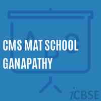 Cms Mat School Ganapathy Logo