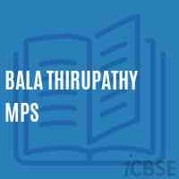Bala Thirupathy Mps Primary School Logo